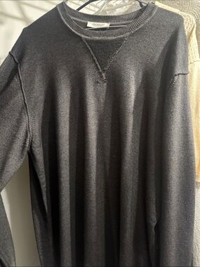 Crosley Men's Dark Charcoal Crew Sweatshirt